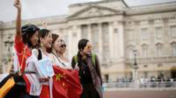 Китайские туристы в Лондоне